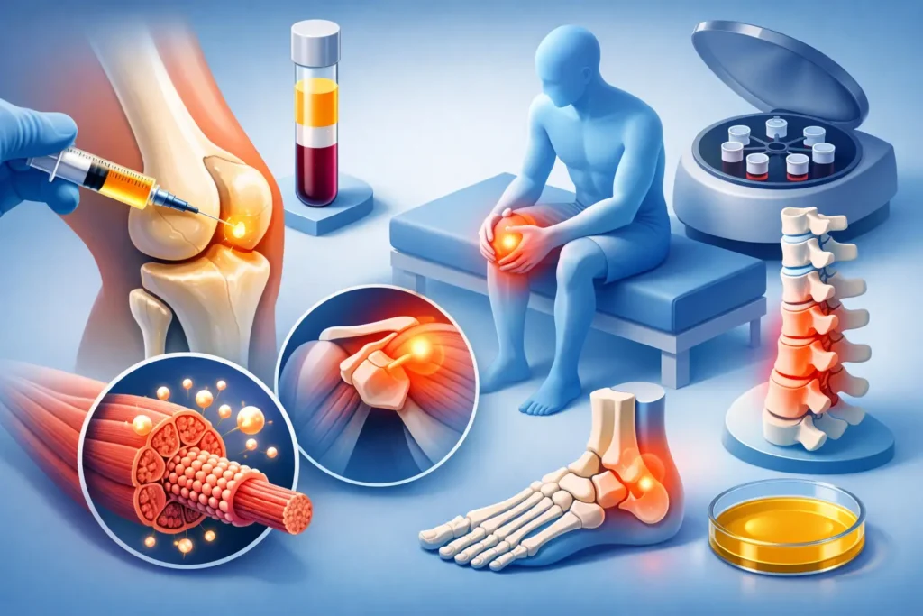 Guía de indicaciones para PRP en aparato locomotor
