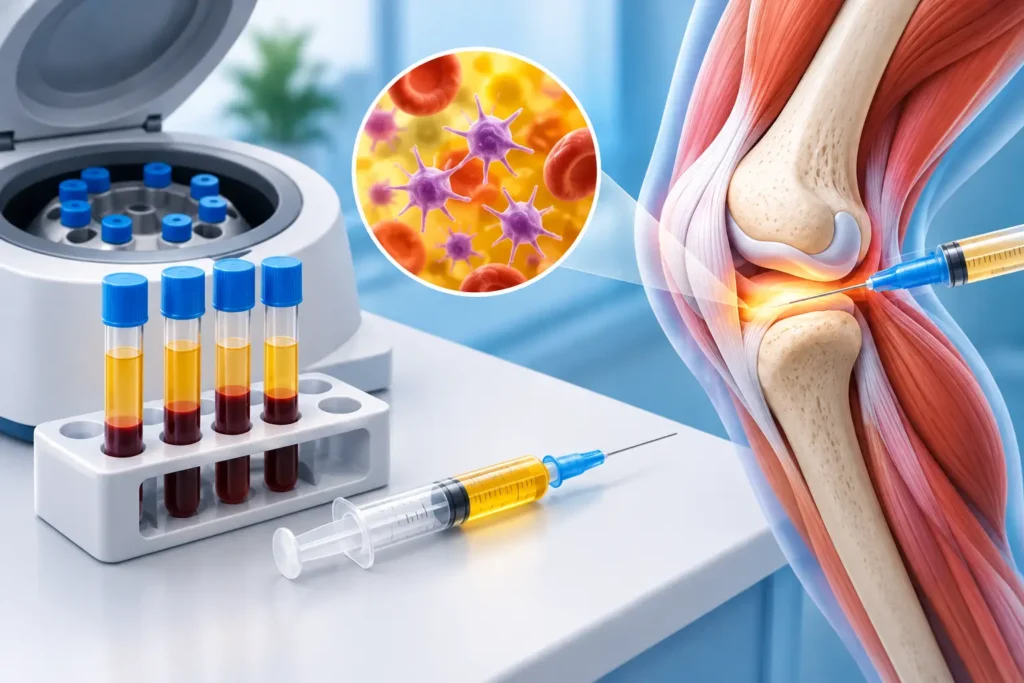 Revisión PRP en patología musculoesquelética